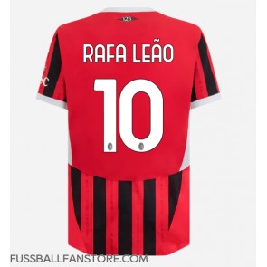 AC Milan Rafael Leao #10 Replik Heimtrikot 2024-25 Kurzarm